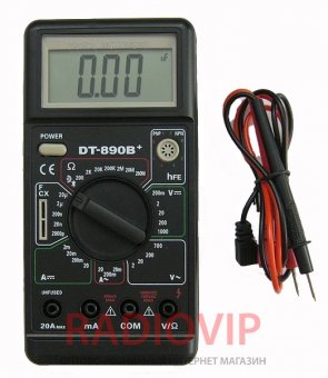 картинка Мультиметр DT-890B от интернет магазина Radiovip
