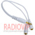 картинка Шнур шт.3.5мм cтерео -2 гн.3.5мм стерео, 0,2м, белый от интернет магазина Radiovip