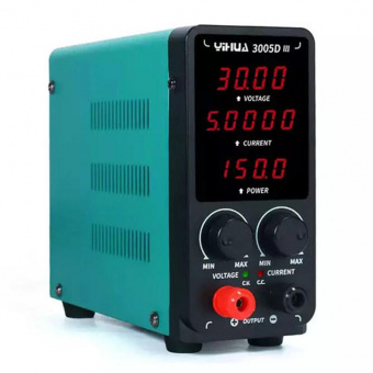 картинка Лабораторный блок питания YIHUA 3005D-III, 30В, 5А от интернет магазина Radiovip