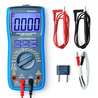 картинка Цифровой мультиметр WH5000A от интернет магазина Radiovip