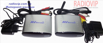 картинка Беспроводный передатчик аудио и видео сигнала, расстояние 100 м от интернет магазина Radiovip