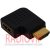 картинка Переходник шт.HDMI -гн.HDMI угловой горизонтальный, gold, пластик от интернет магазина Radiovip