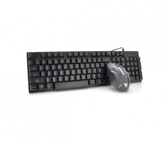 картинка Беспроводная клавиатура c подсветкой (KB+Mouse) GK110, (Eng / Pyc), 2.4G от интернет магазина Radiovip