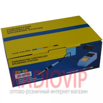 картинка Набор ZD-9830C (паяльная станция ZD98+олово отсос+припой+жала) от интернет магазина Radiovip