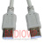 картинка Шнур USB (шт.A- шт.А), version 2,0, диам.-4.5мм, 1м., серый от интернет магазина Radiovip