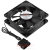 картинка Вентилятор корпусной LogicPower F8B, 4pin (Molex питание), цвет-черный от интернет магазина Radiovip