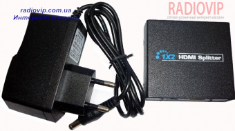 картинка Сплитер HDMI (1гн. HDMI- 2гн. HDMI) HD-SP102M от интернет магазина Radiovip