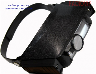 картинка Лупа бинокулярная налобная с подсветкой, 1,8Х 2.3Х 3.7X 4.8Х  (MG81007) от интернет магазина Radiovip