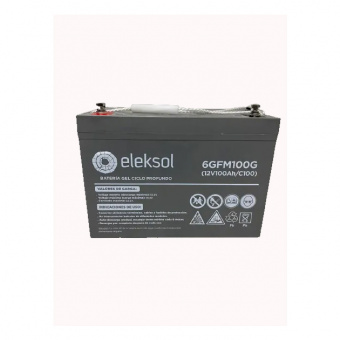 картинка Аккумулятор ELEKSOL GEL 6GFM100G-12В 100АЧ от интернет магазина Radiovip