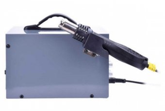 картинка Паяльная станция 4в1 HandsKit 9305D (паяльник+фен+лаболаторный блок+USB), 4 дисплея от интернет магазина Radiovip