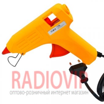 картинка Клеевой пистолет ME-02, под клей 11мм, 80W, желтый от интернет магазина Radiovip