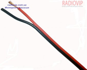 картинка Кабель питания 2жилы 12х0,15мм CU (0,21мм.кв.), красно-чёрный, 100м от интернет магазина Radiovip