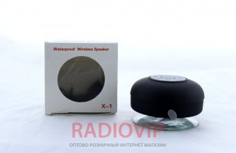 картинка Водонепроницаемая мобильная колонка bluetooth SPS X1 waterproof с присоской от интернет магазина Radiovip