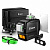 картинка Лазерный уровень 3D DEKO DKLL12PB1 зелёные лучи от интернет магазина Radiovip