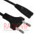 картинка Шнур сетевой,  чёрный, 1,8метра от интернет магазина Radiovip