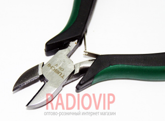 картинка Кусачки горизонтальные,черно-зелёные ручки 128*25мм,Q100 от интернет магазина Radiovip