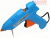 картинка Пистолет клеевой 80W (CE) в блистере синий от интернет магазина Radiovip