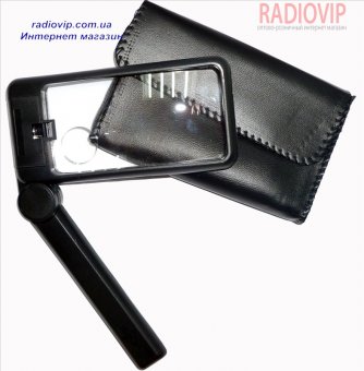 картинка Лупа ручная 2.5X прямоугольная 100X50-8X20, MG84027 от интернет магазина Radiovip