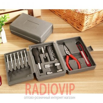 картинка Набор инструментов в чемодане 24 ед от интернет магазина Radiovip