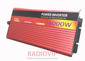 картинка Инвертор 12-220 Power Inverter 4000W от интернет магазина Radiovip