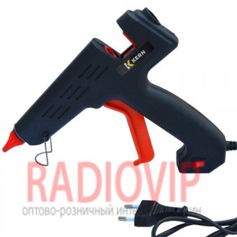 картинка Клеевой пистолет с кнопкой HD-01, под клей 11мм, 180W, черный от интернет магазина Radiovip
