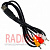 картинка Шнур шт.USB- 3шт.RСА, диам.-4.5мм, 1,5м. от интернет магазина Radiovip