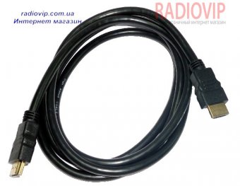 картинка Кабель шт. HDMI-шт. HDMI, 1.4 Version, медь, 1.0 m от интернет магазина Radiovip