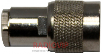 картинка Штекер TNC (RG-58) под кабель,корпус металл от интернет магазина Radiovip