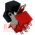 картинка Тумблер с клавишей RLS-203-A1 (ON-OFF-ON), 6pin, 3A 250VAC, черный от интернет магазина Radiovip