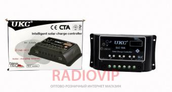 картинка Контроллер заряда для солнечных модулей Solar controler 10A от интернет магазина Radiovip