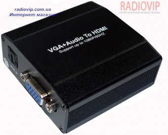 картинка Конвертор VGA в HDMI (VGA-HDmm) от интернет магазина Radiovip