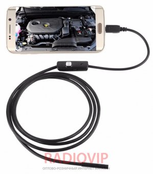 картинка Электронный эндоскоп 7mm для смартфона Android 5 м от интернет магазина Radiovip