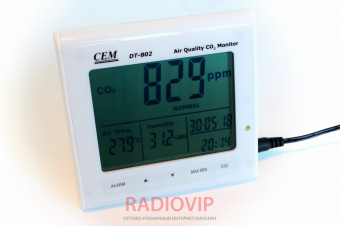 картинка DT802 газоанализатор CO2 от интернет магазина Radiovip