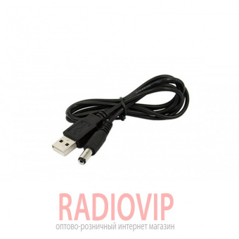 картинка Кабель USB папа- Power 5,5/2,1 mm 1метр от интернет магазина Radiovip