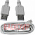 картинка Шнур USB (шт.A- шт.А), version 2,0, диам.-4.5мм, 3м., серый от интернет магазина Radiovip