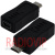 картинка Переходник шт.micro USB- гнездо mini USB, пластик от интернет магазина Radiovip
