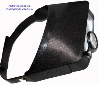 картинка Лупа бинокулярная на лобная 1,8Х 2.3Х 3.7X 4.8Х кр. увеличение (MG81006) от интернет магазина Radiovip