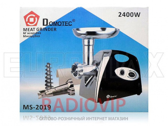 картинка Мясорубка электрическая соковыжималка Domotec 2400Вт MS-2019 от интернет магазина Radiovip