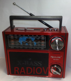 картинка Радиоприемник с Led фонариком RX-201 от интернет магазина Radiovip