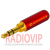 картинка Штекер 3,5мм стерео, Sennheiser, металл. корпус, красный от интернет магазина Radiovip