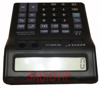 картинка Калькулятор Кeenly KK-8303-12, 2 дисплея, подст для ручек от интернет магазина Radiovip