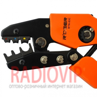 картинка Клещи R'Deer RTN-03C для опрессовки изолир.клемм 0,5-6мм3 от интернет магазина Radiovip