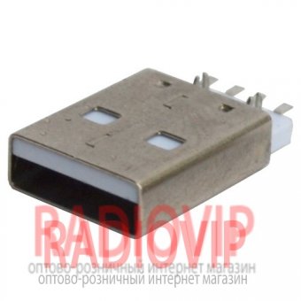 картинка Штекер USB тип A, монтажный от интернет магазина Radiovip