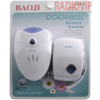 картинка Беспроводной дверной звонок BAOJI 8519F DC от интернет магазина Radiovip