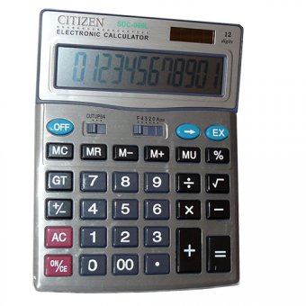 картинка Калькулятор CITIZEN 999, двойное питание от интернет магазина Radiovip