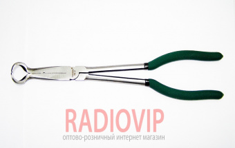 картинка Утики изогнутые ,зелёные ручки 275*45,диаметр 19мм от интернет магазина Radiovip