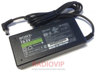 картинка Блок питания для ноутбука Sony (19.5V 4.74A 90W 6.5x4.4mm) от интернет магазина Radiovip