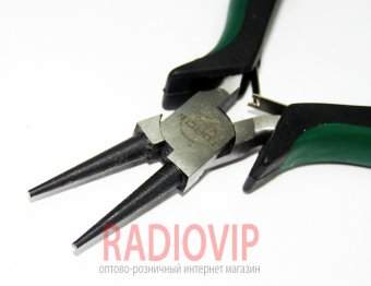 картинка Круглогубцы ,черно-зелёные ручки 125*22,Q100 от интернет магазина Radiovip