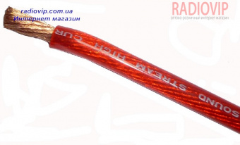 картинка Кабель питания 1ж 20кв.мм Prosound (4 GA)красный от интернет магазина Radiovip