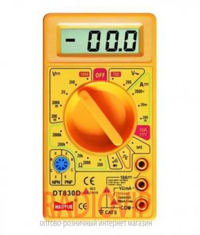 картинка Мультиметр DT-830D от интернет магазина Radiovip